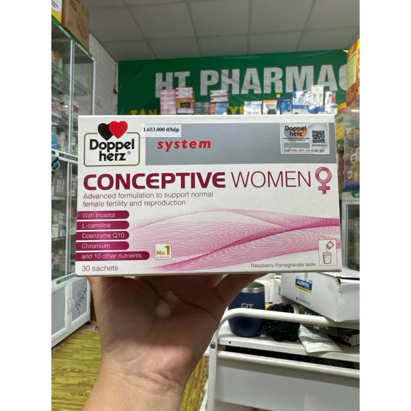 [ Nhập khẩu ] Conceptive Women 30 gói pha Nữ