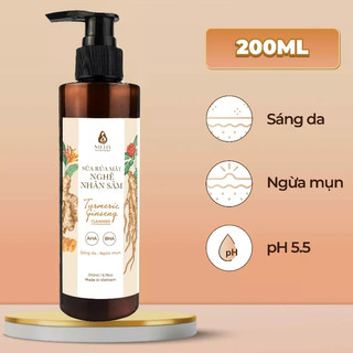 Sữa Rửa Mặt Nghệ Nhân Sâm MELA 200ML