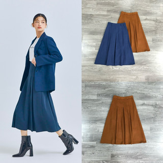 HIPU.VNXK - Chân váy Mixxo midi nhung tăm, 2 màu.