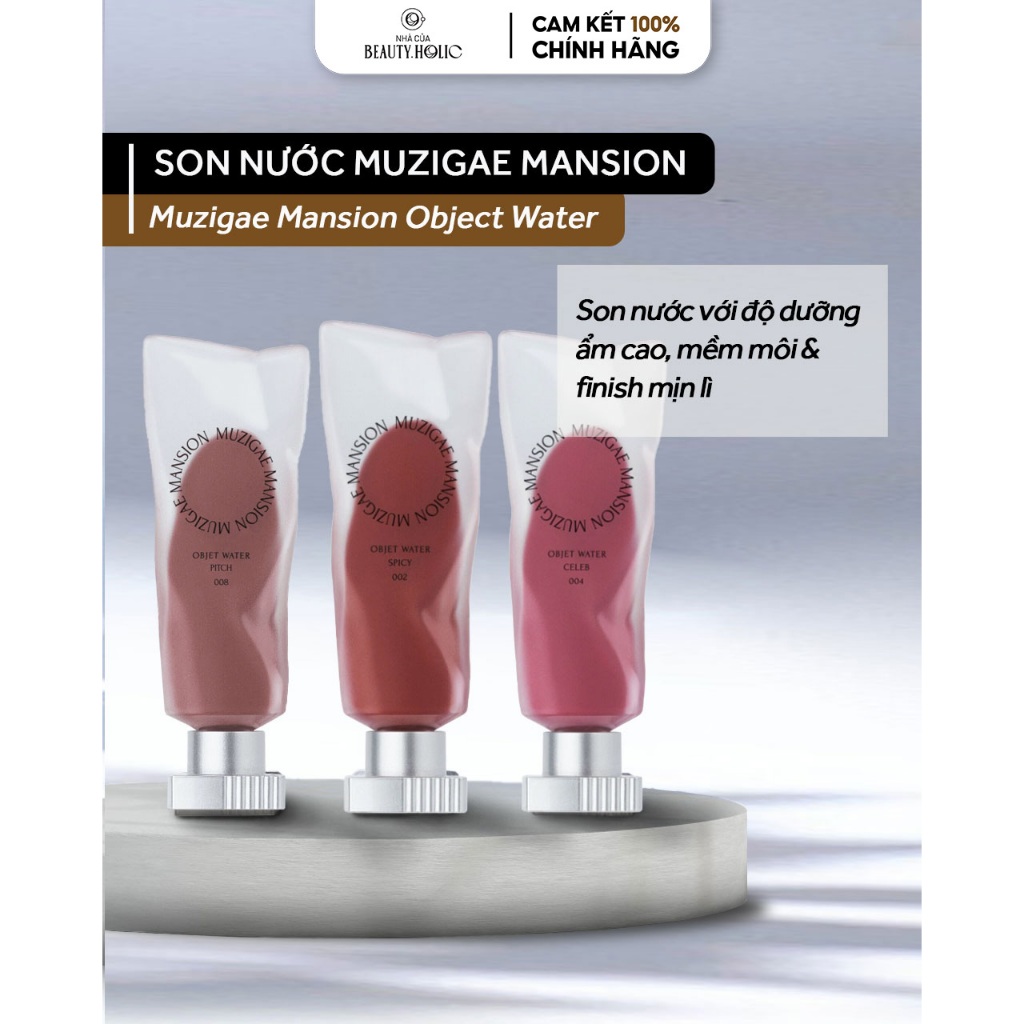 [DATE T5/2025] Son nước finish lì MUZIGAE MANSION OBJECT WATER