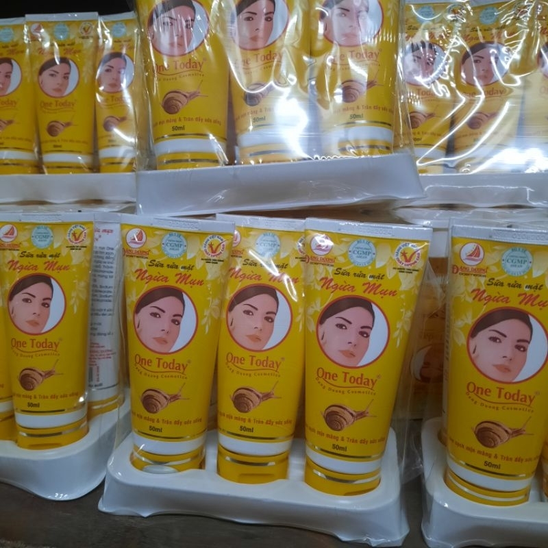 sữa rửa mặt one today ốc sên