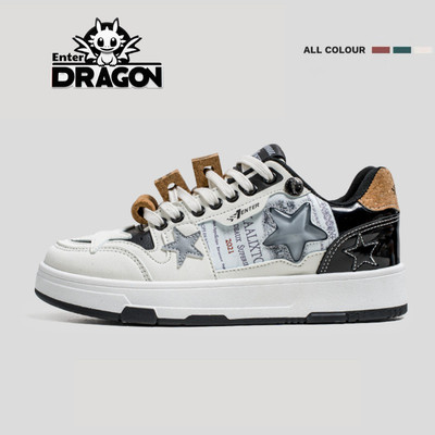 [Bản giới hạn] Giày thể thao sneaker nam nữ Unisex Enter Dragon White Wine ( Tặng kèm dây da )