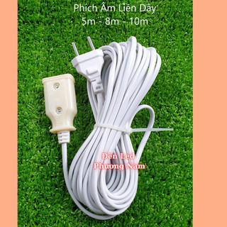Phích Nối Liền Dây 5m-8m-10m, phích âm liền dây