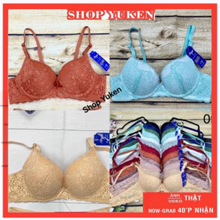 A093.Áo Lót Nữ . Áo Ngực Ren Boya Đệm Dày 3cm có gọng Nâng Tạo Khe Hàng VNXK Xịn Shop Yuken