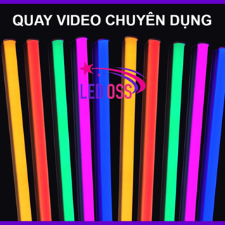 Đèn LED Tuýp Quay video Dài 30/60cm. Màu Xanh Dương, Xanh Lá, Đỏ, Hồng, Trắng, Vàng