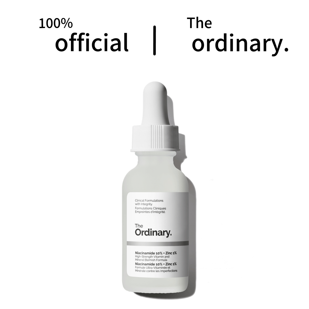 Vận chuyển 24 giờ The Ordinary Niacinamide 10% + Zinc 1% Serum ngừa mụn, sáng da, se khít