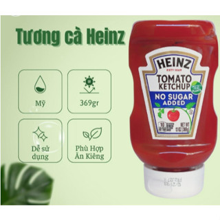 Tương Cà úp ngược Không Đường ăn kiêng Heinz MỸ siêu ngon chai 369gr