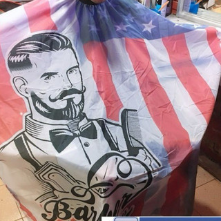 KHĂN CẮT TÓC NAM BARBER - ÁO CHOÀNG BARBER