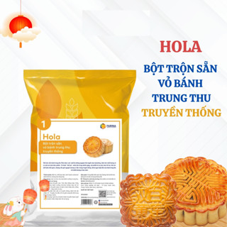 Bột trộn sẵn vỏ bánh trung thu Truyền thống Farina 1kg - hanadolambanh