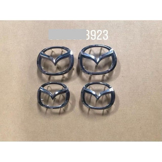 logo vô lăng mazda zin kích thước 6,7cm*5,3cm và 5,7cm*4,5cm
