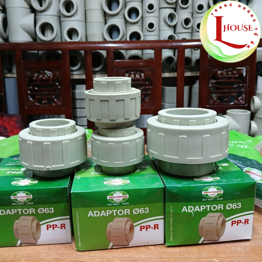 Rắc co nhựa PPR D40 50 63, Racco PPR D40, D50, D63 Chính hãng Tiền Phong - L-House Shop