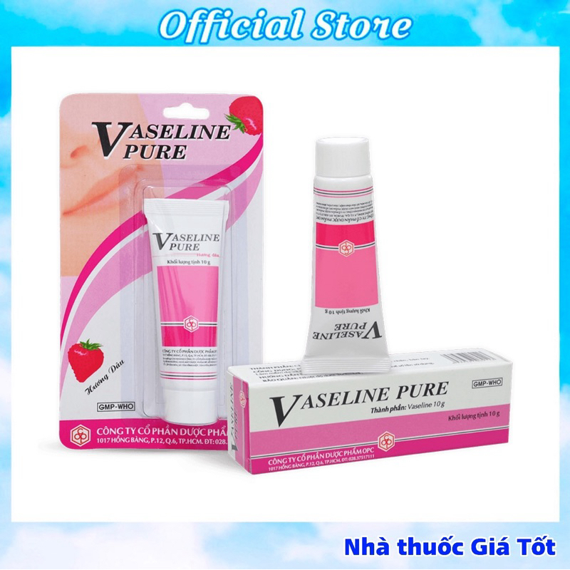 Kem dưỡng môi VASELINE Tuýp 10g