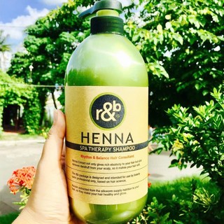✅[RB_chính hãng] Dầu gội phục hồi tóc hư tổn R&B Henna Spa Therapy 1000ml