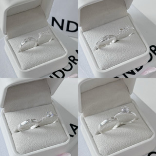  Nhẫn đôi October Jewelry - Các mẫu nhẫn đôi thiết kế đơn giản Mã 15 bạc thật  Hộp Thường  