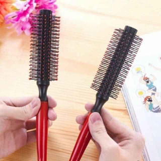 1 Lược tròn cuốn tạo kiểu tóc (Lược màu đỏ)