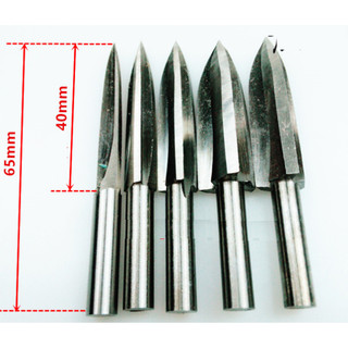 Đầu khắc gỗ trục 6mm - 3 khía - Kiểu 2
