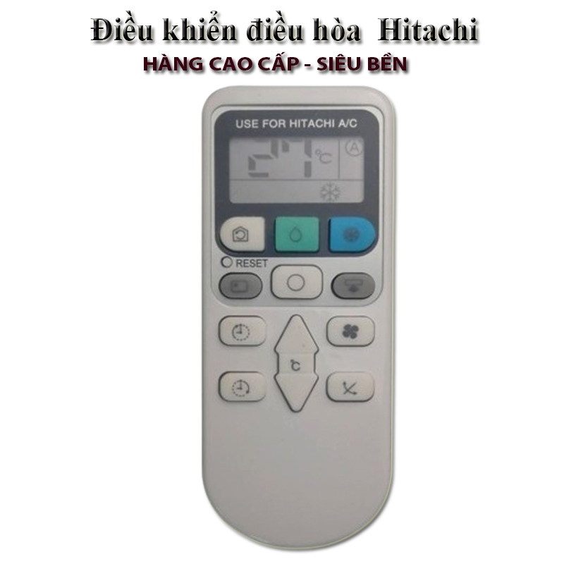 Điều Khiển Remote Máy Lạnh HITACHI RAR-3V2 (Cong) _Bảo Hành Đổi Mới