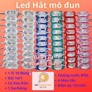  Led Hắt Bóng Siêu Sáng Chống Nước  Vỉ 10 Bóng  Điện áp 12v 24v Đèn gắn bên hông xe tải xe buýt 