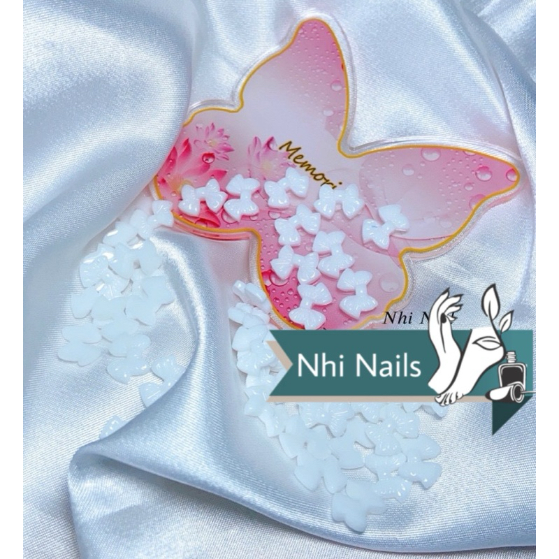 Charm nơ trang trí móng /sét 20 cái