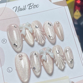 Nail box thiết kế T13 m011 mắt mèo vẽ nổi