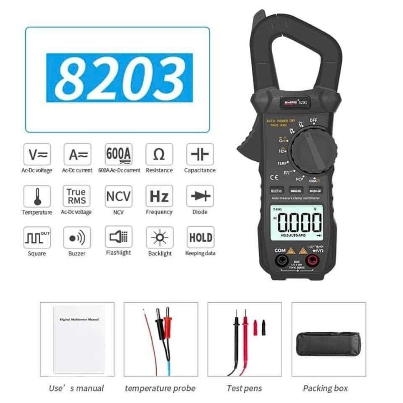 đồng hồ kẹp dòng cao cấp WINAPEX 8204 Dòng cao cấp bản mới nhất