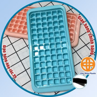  Khay đá 78 viên nhựa Việt Nhật  MH-6977  vỉ đá vuông làm khuôn thạch rau câu socola chè khúc bạch đồ ăn dặm cho bé 