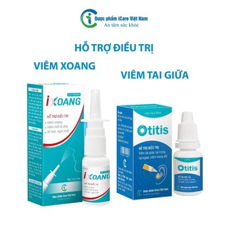  Combo Viêm Xoang và Viêm Tai Giữa thảo dược của Dược phẩm iCare Việt Nam 