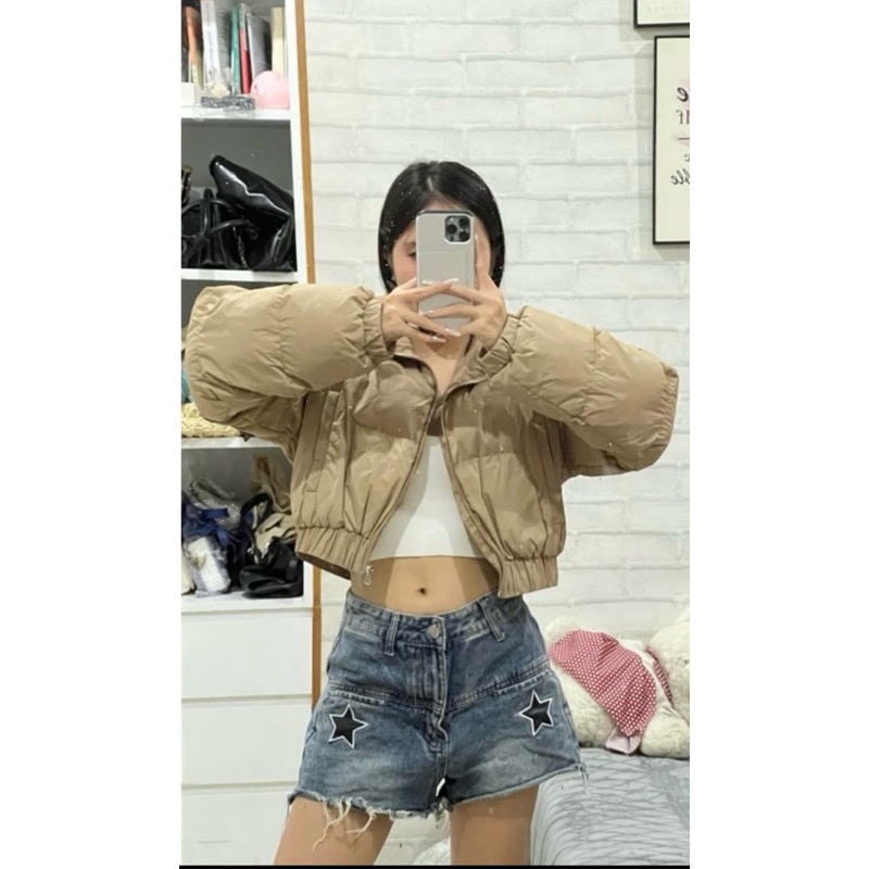 Áo Phao Croptop
