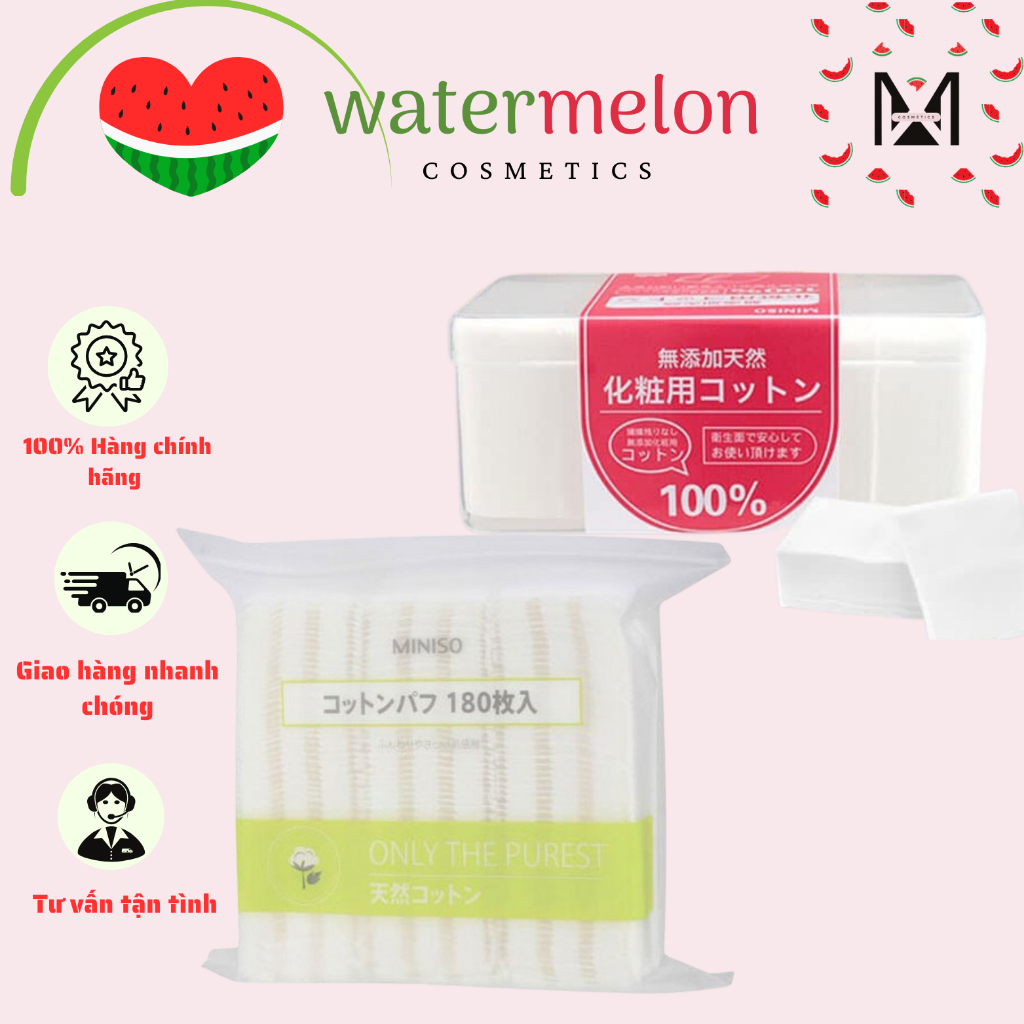 Bông Tẩy Trang Siêu Thấm Miniso
