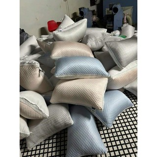 Gối băng lạnh 50cmx70cm siêu mát mùa hè, gối nằm massage ruột bông gòn kháng khuẩn mềm mại cao cấp, vỏ gối có khóa kéo