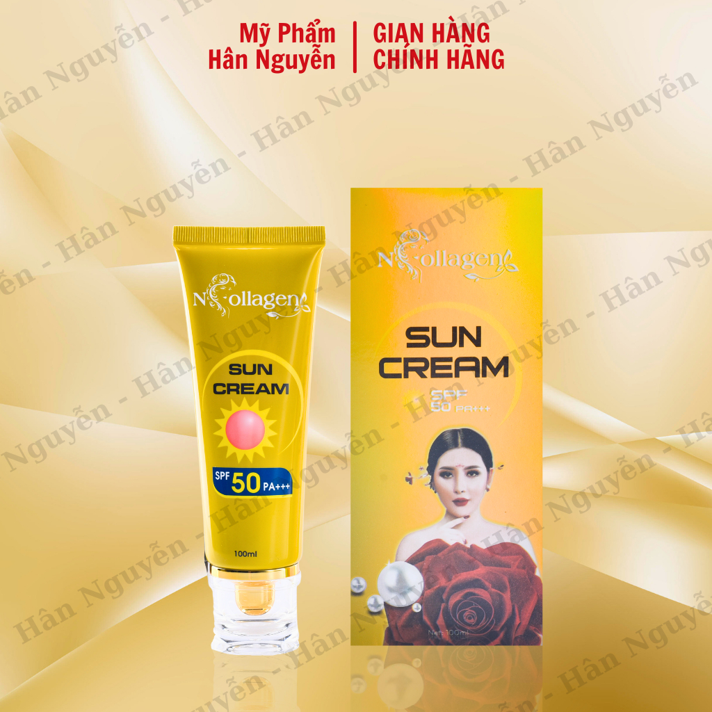 Kem Chống Nắng Và Dưỡng Trắng Da Ncollagen Hân Nguyễn 100Ml 8938526572041