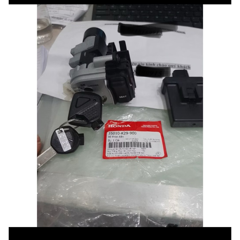 Bộ khóa điện sh mode honda