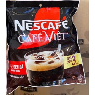 (Tặng 3 gói) NesCafé Cafe Việt đen đá. (Bịch 35 gói x 16g)