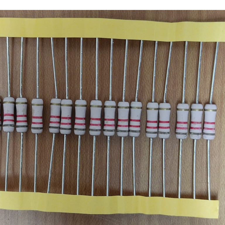 Điện trở KOA 2W 1K2 1.2K 3.8*12MM 5%