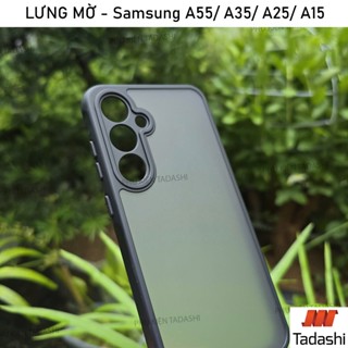 Ốp lưng MỜ CHỐNG Ố Samsung A55/ A35, Galaxy A25/ A15 5G/ S23 Viền Dẻo Đen TPU Hạn Chế Bám Vân Tay, Có Gờ Bảo vệ camera
