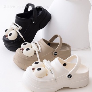 Dép nữ, sục nữ  độn đế 6cm gắn charm xinh, chất liệu nhựa EVA  cao cấp mềm , êm , nhẹ  thích hợp đi học đi chơi