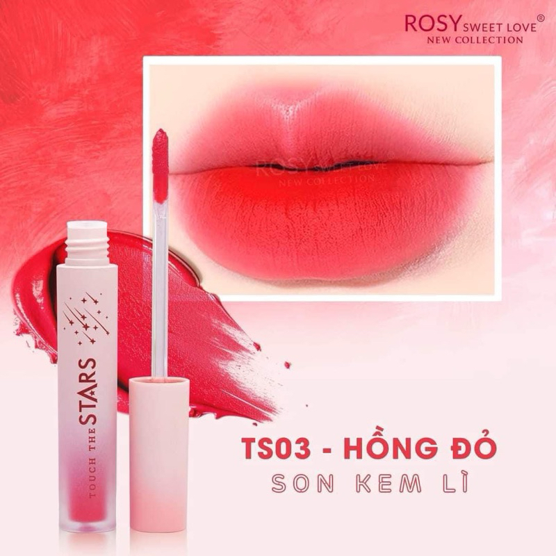 Son Rosy Siêu Lỳ Kháng Nước Không Khô Mô