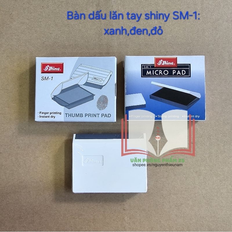Hộp dấu lăn tay shiny SM-1