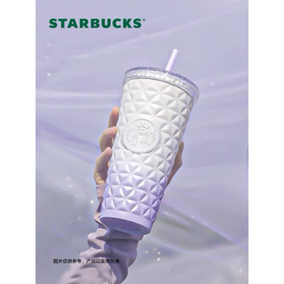 [HỎA TỐC 24/7]-Tặng túi khi mua Ly giữ nhiệt STARBUCK KOREAN BLUE RIBBON DION BLUE WHITE 591ml