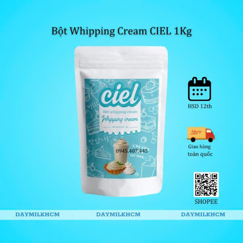 Bột Whipping Cream Ciel 1kg