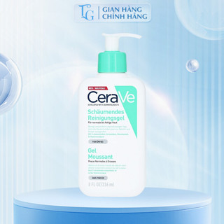 Sữa Rửa Mặt Cerave Gel Moussant Dành Cho Da Dầu, Nhạy Cảm Bản Pháp 236ml