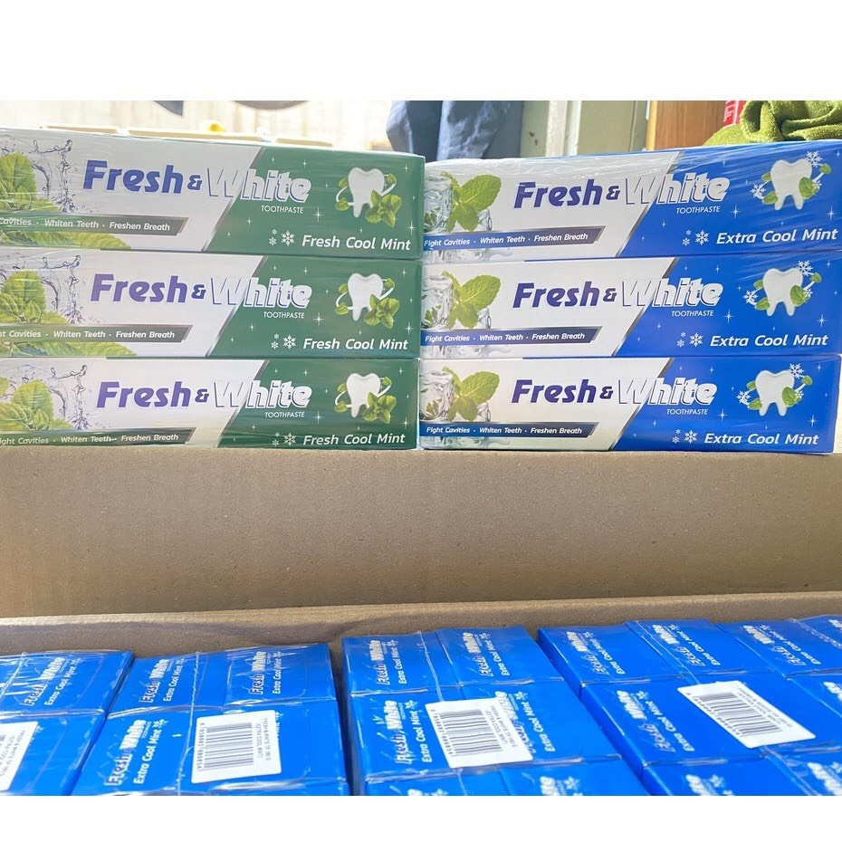 1 kem đánh răng fresh white 160G