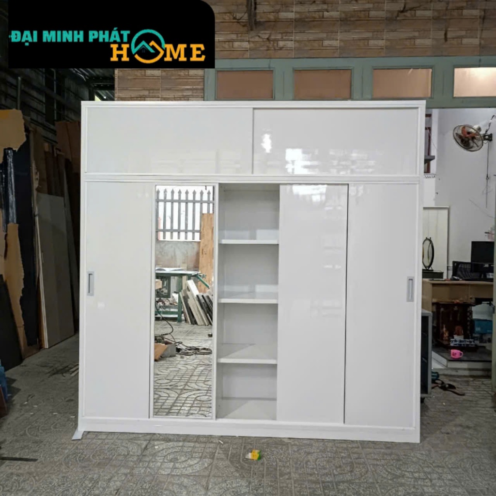 Tủ quần áo nhựa đài loan 5 cánh lùa C2M X N2M [FISHIP + LẮP ĐẶT HCM]
