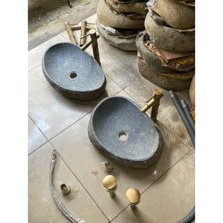 Lavabo đá cuội ( chỉ lavabo đá)