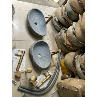 Lavabo đá cuội ( chỉ lavabo đá)