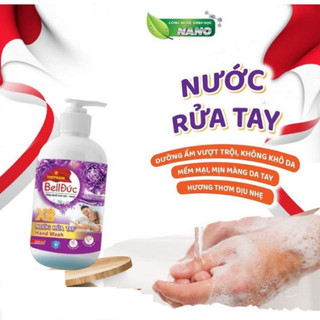 Nước Rửa Tay Hương Nước Hoa Thơm Mát Giúp Bảo Vệ Khỏi Vi Khuẩn/công nghệ sinh học không hóa chất không độc hại - NANO