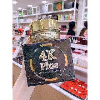 KEM DƯỠNG TRẮNG DA MẶT BAN ĐÊM 4K PLUS WHITENING NIGHT CREAM