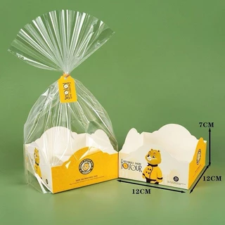 SET 50 - 100c TÚI + ĐẾ GIẤY ĐỰNG BÁNH KẸO, QUÀ TẶNG
