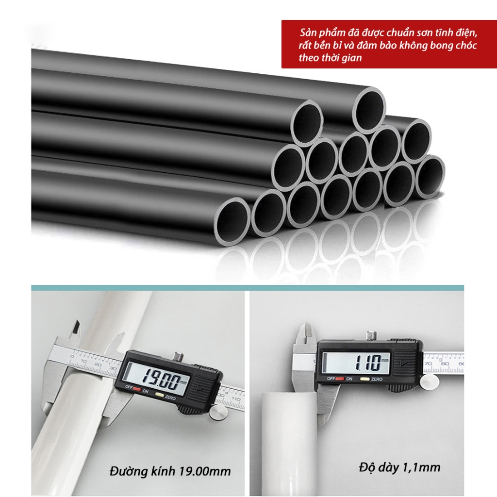 Giá Treo Quần Áo Bằng Sắt BELLEVIE Kệ Treo Quần Áo Bằng Sắt Sơn Tĩnh Điện Chắc Chắn Dễ Lắp Ráp | BigBuy360 - bigbuy360.vn