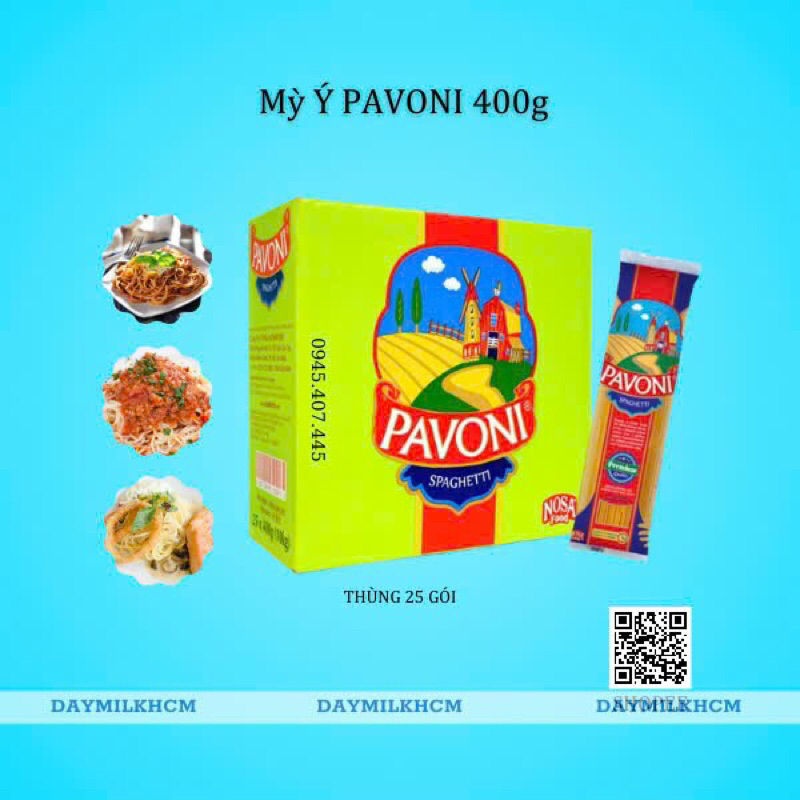 Thùng 10kg Mì Spagetti Pavoni